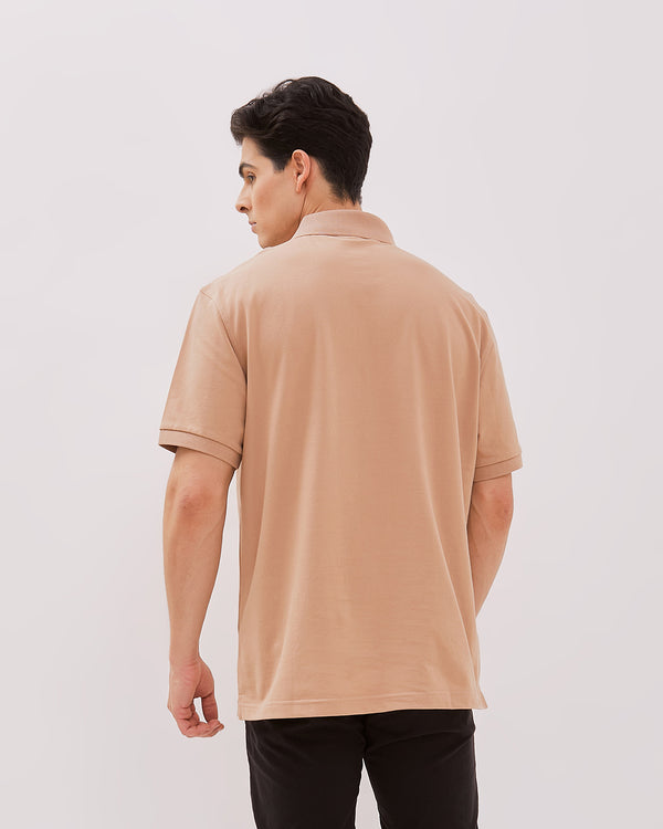 Men's Cream Poloshirts