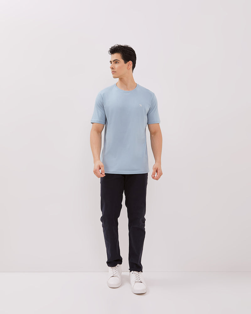 Blue Men's Short Sleeve T-Shirt