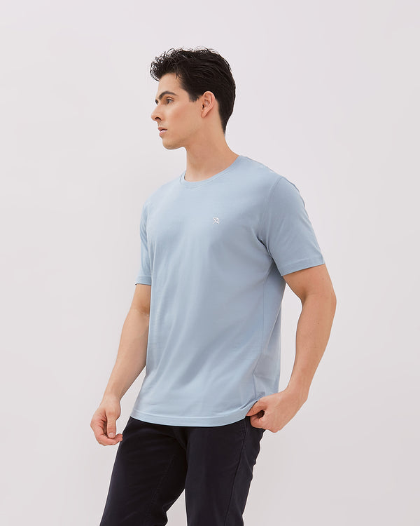 Blue Men's Short Sleeve T-Shirt