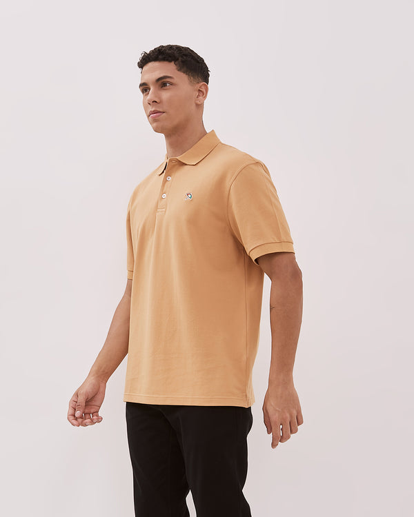 Men's Brown Polo Shirt