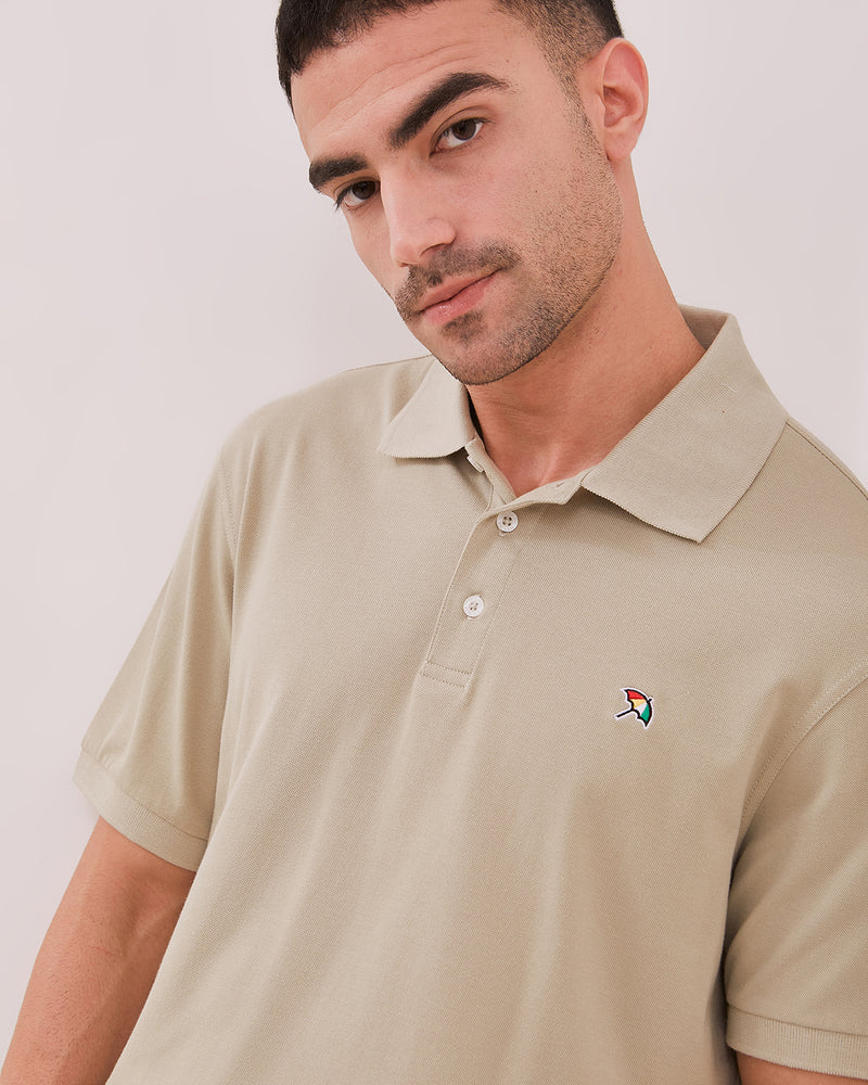 Men's Grey Poloshirt