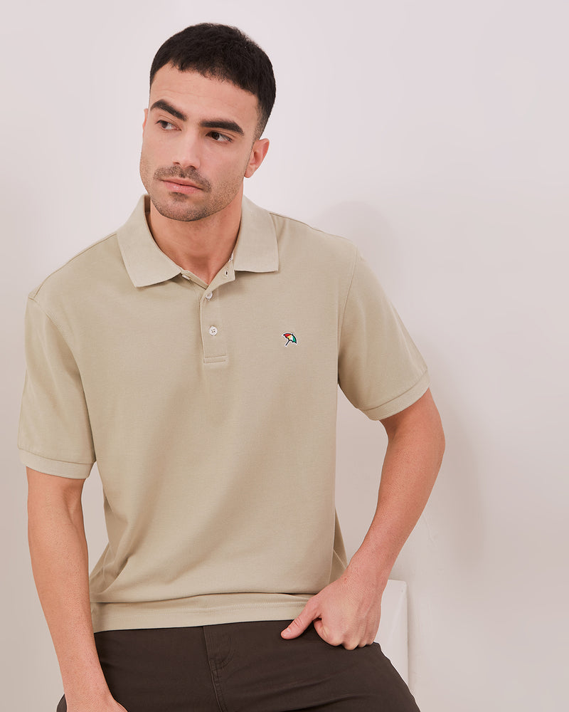 Men's Grey Poloshirt