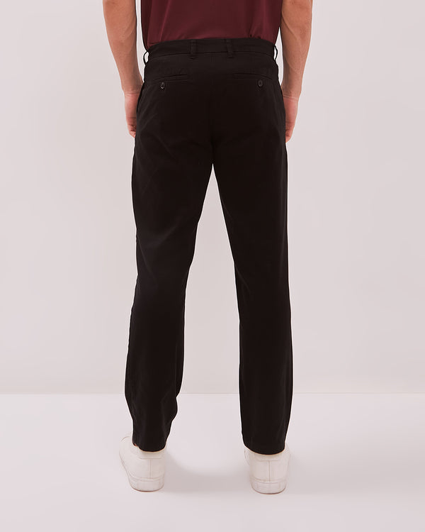 Men's Black Chinos Trousers