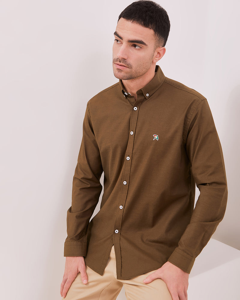 Men's Green Short Sleeve Shirt