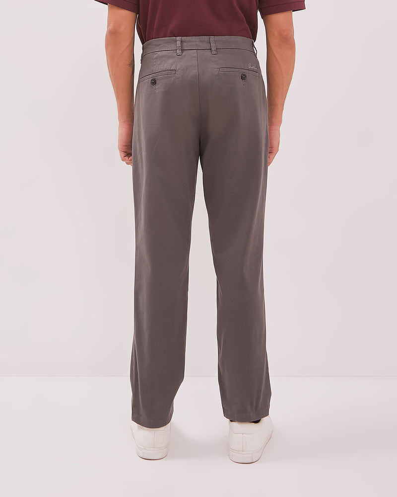Men's Grey Chinos Trousers