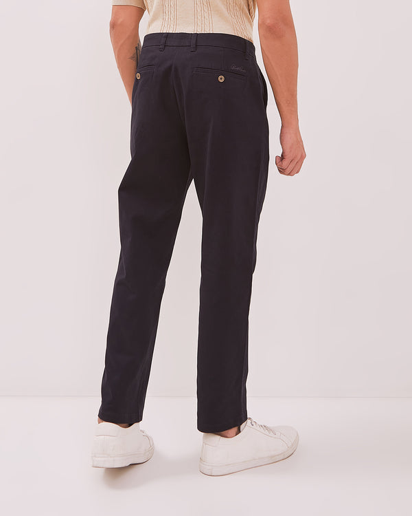 Men's Navy Blue Chinos Trousers