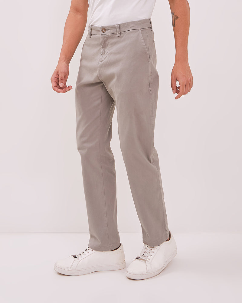 Men's Grey Chinos Trousers