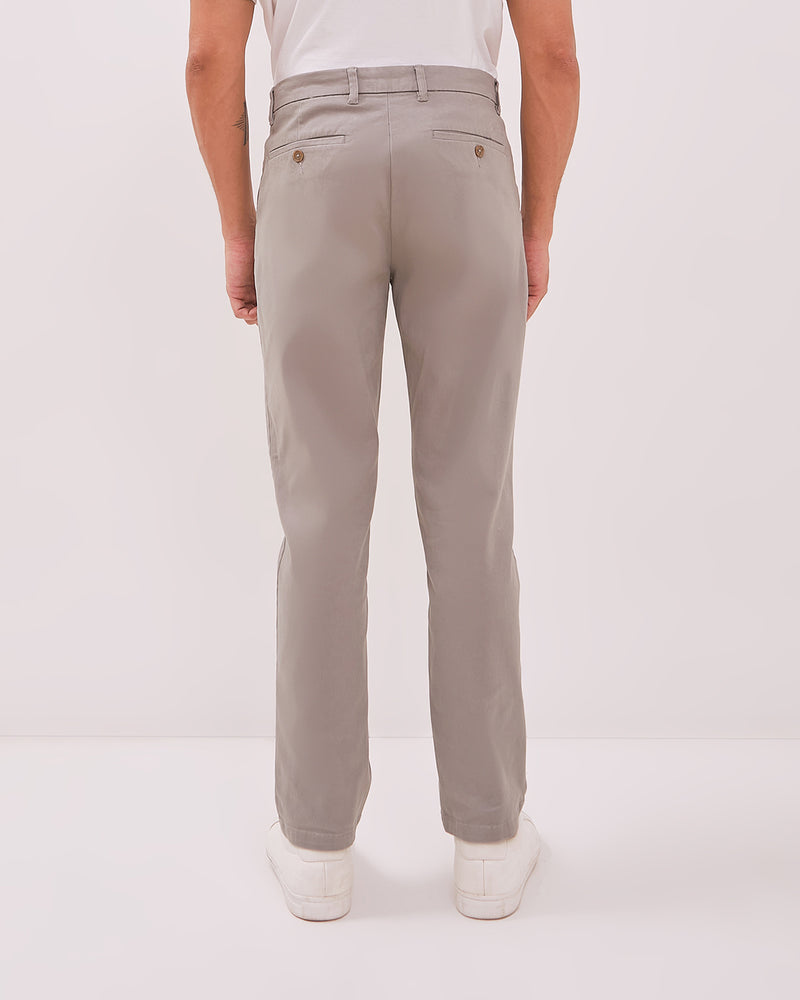 Men's Grey Chinos Trousers
