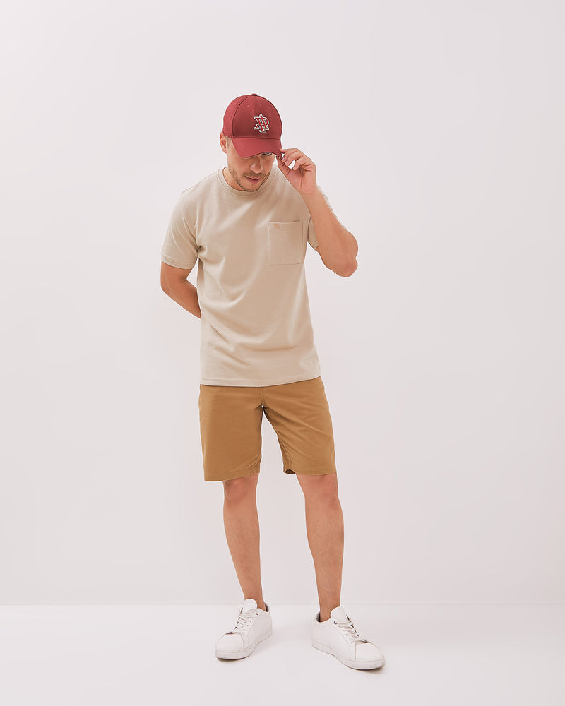 Men's Red Embroidery Hat