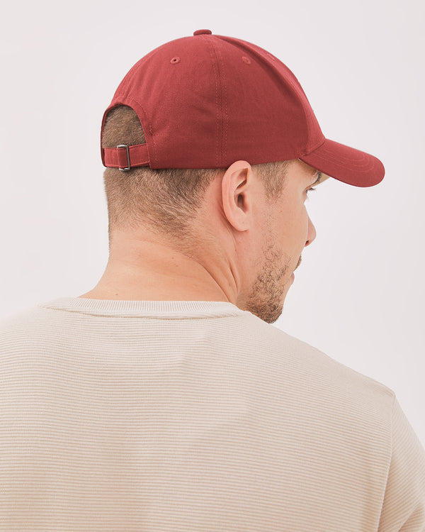 Men's Red Embroidery Hat
