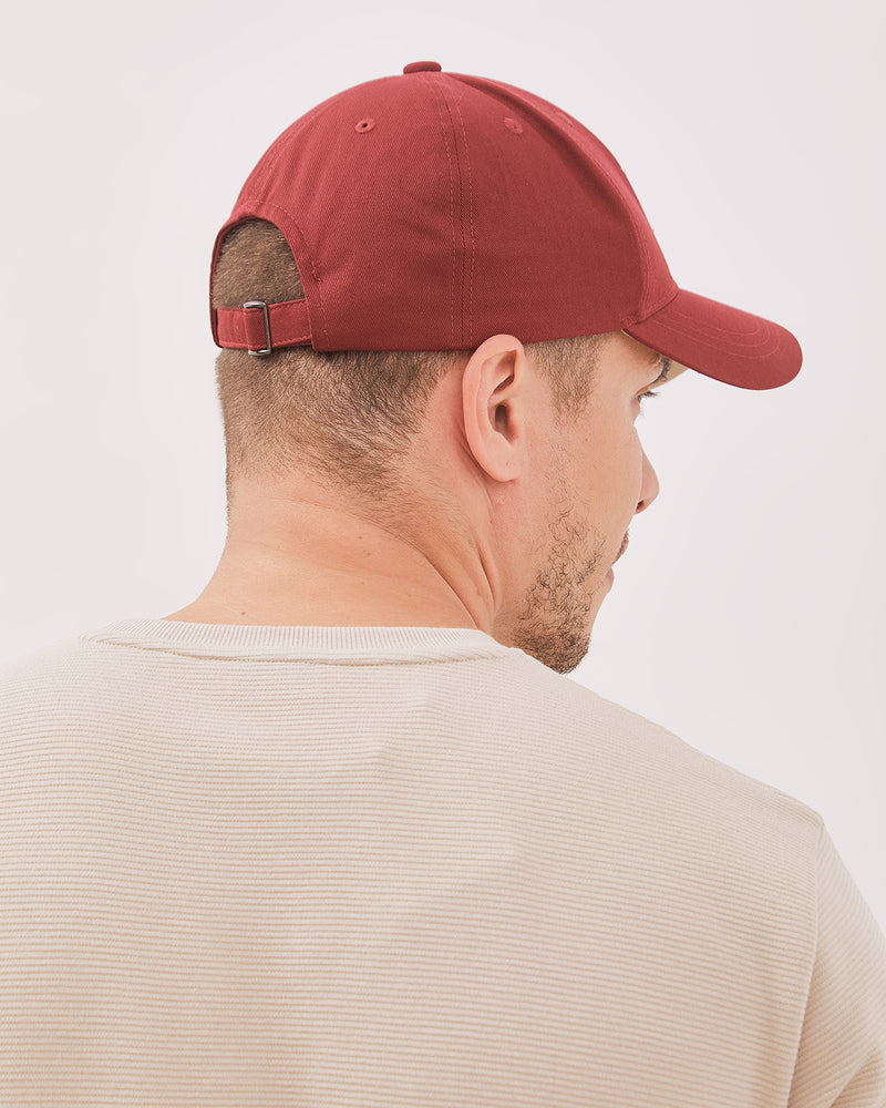 Men's Red Embroidery Hat