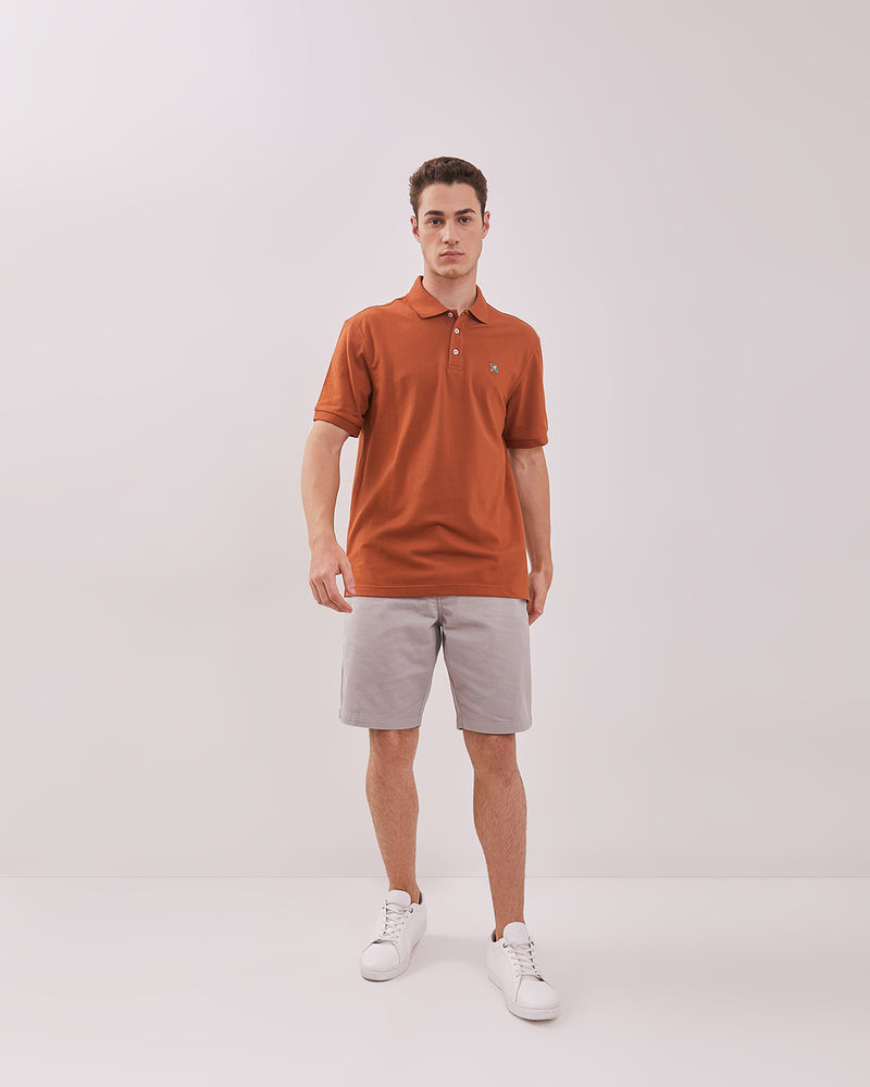 Men's Brown Polo Shirt