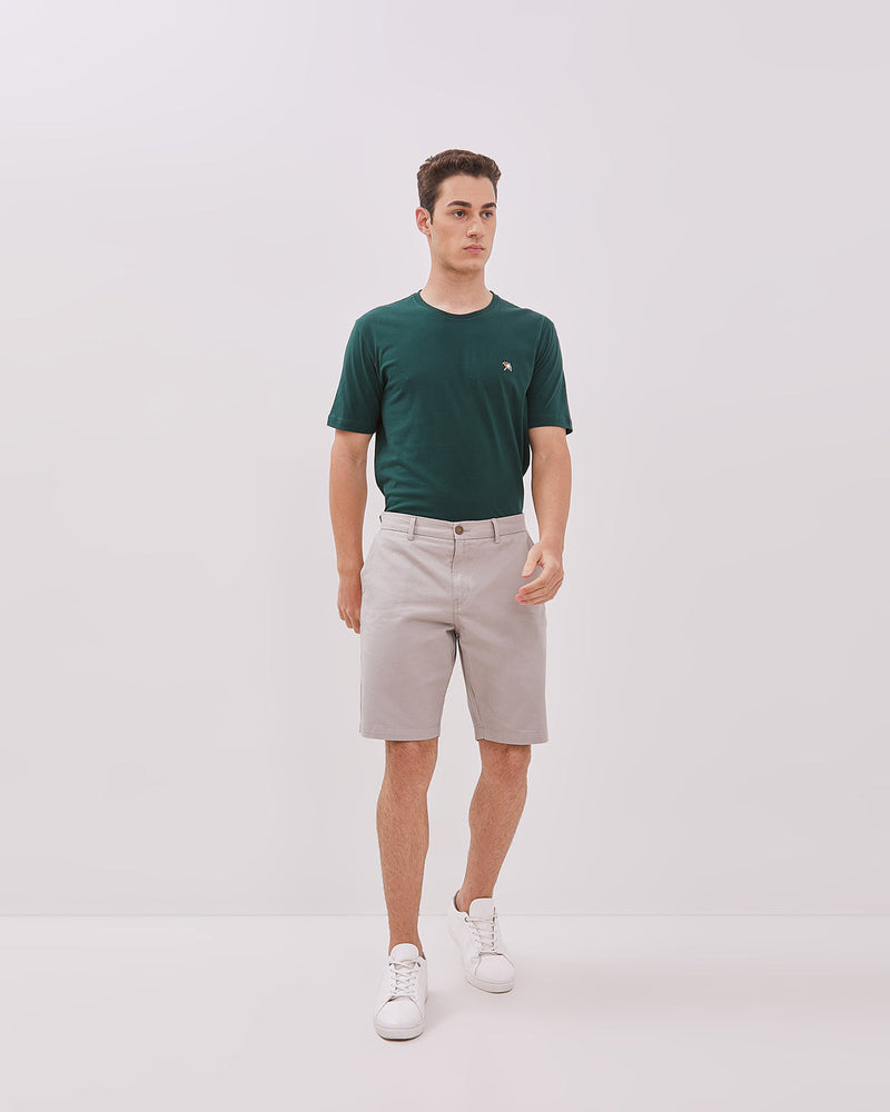 Men's Cream Bermuda Shorts