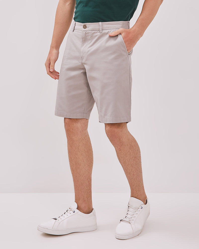 Men's Cream Bermuda Shorts