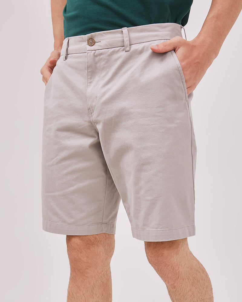 Men's Cream Bermuda Shorts