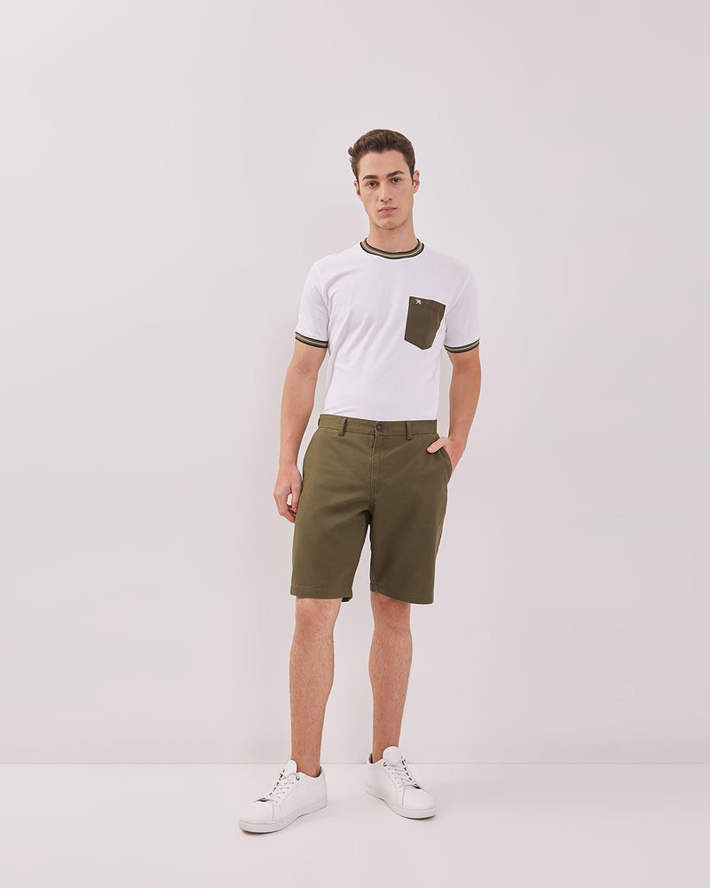 Men's Green Bermuda Shorts