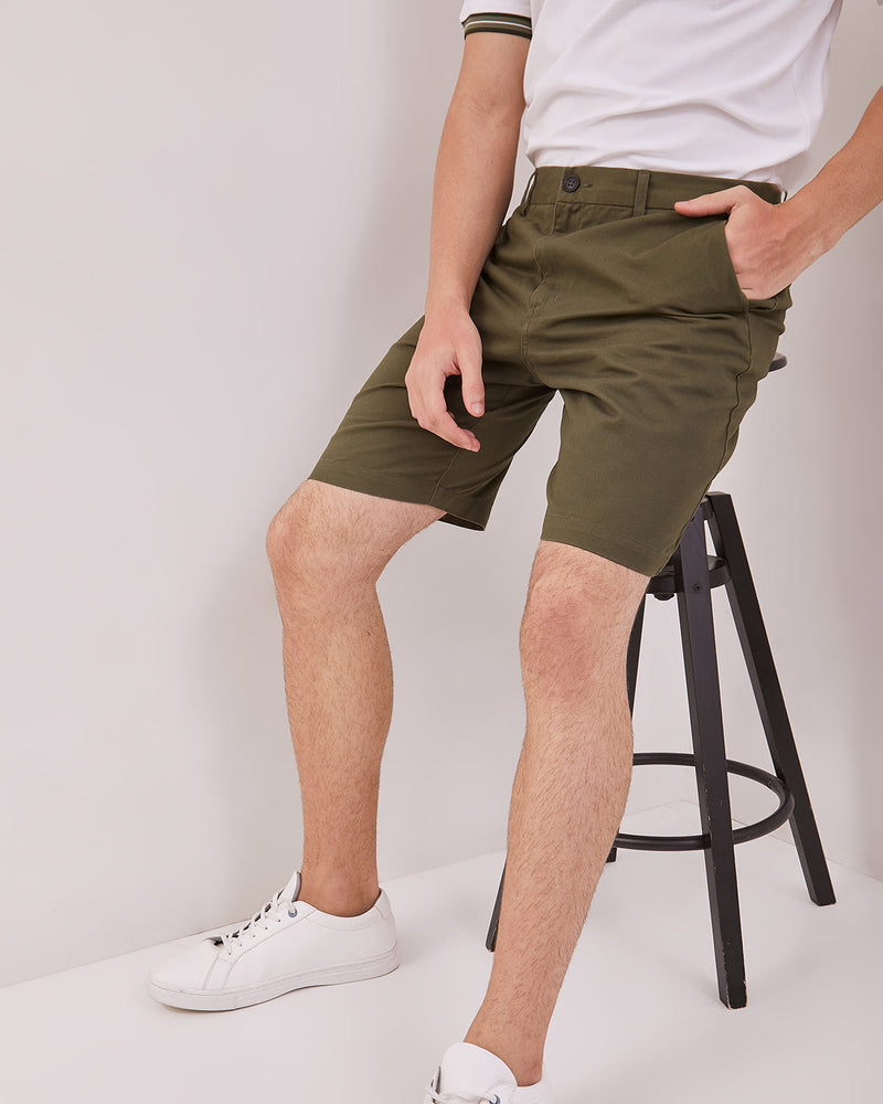 Men's Green Bermuda Shorts