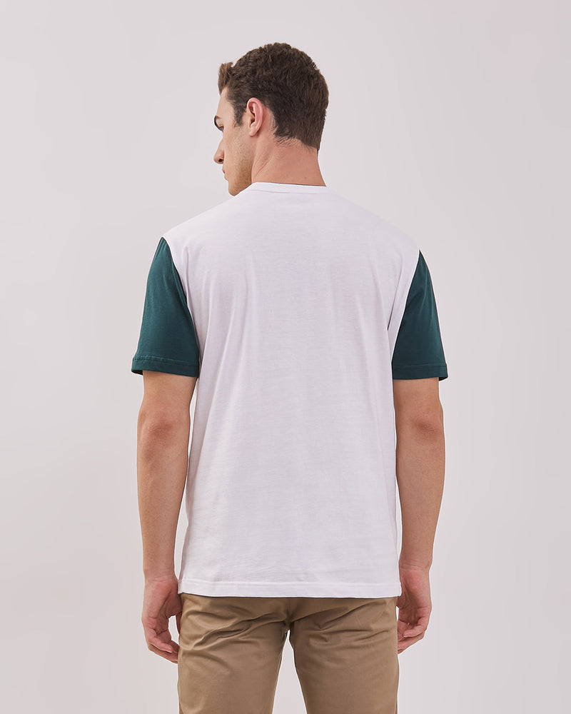 Men's White Short Sleeve T-Shirt