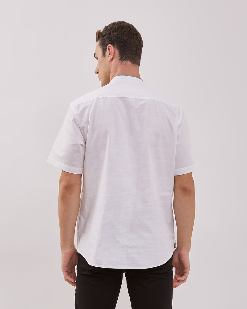 Men's White Short Sleeve Koko Shirt