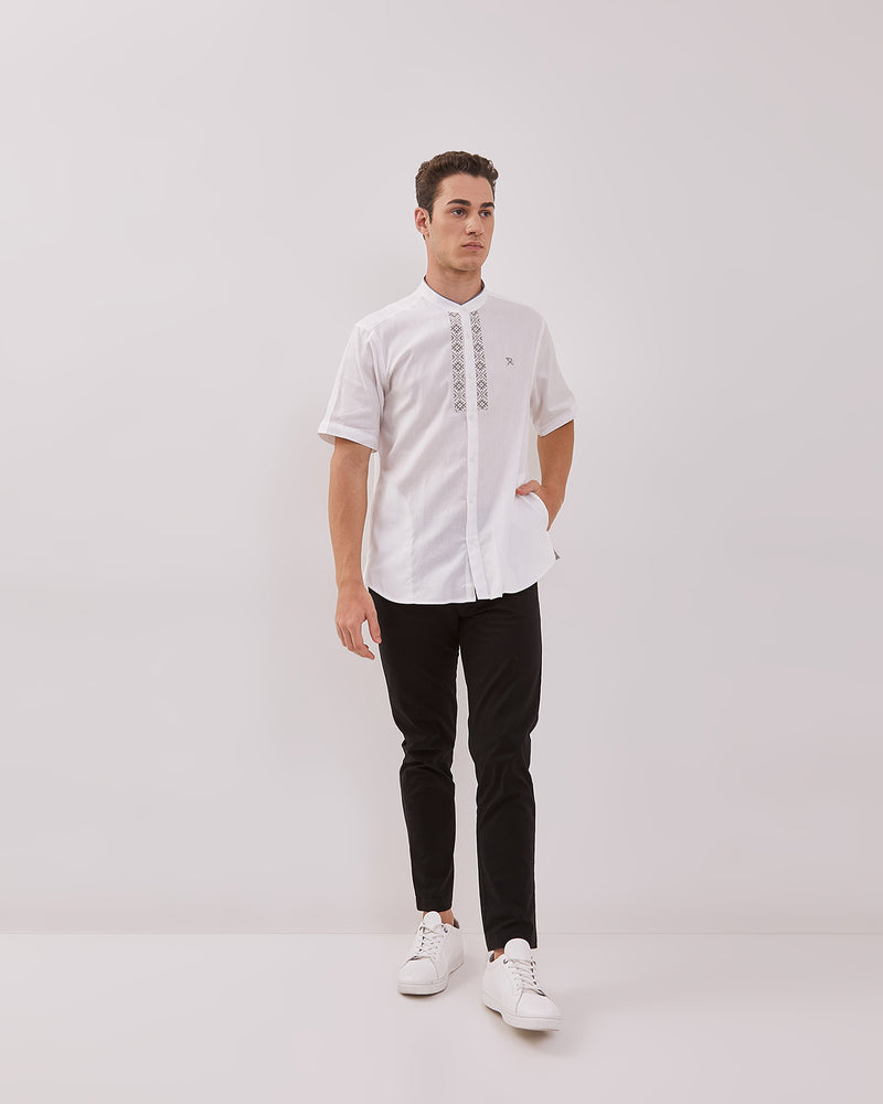 Men's White Short Sleeve Koko Shirt