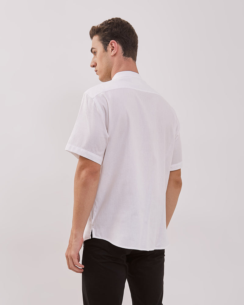 Men's White Short Sleeve Koko Shirt