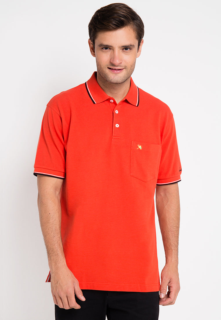 Orange Active Polo Shirt