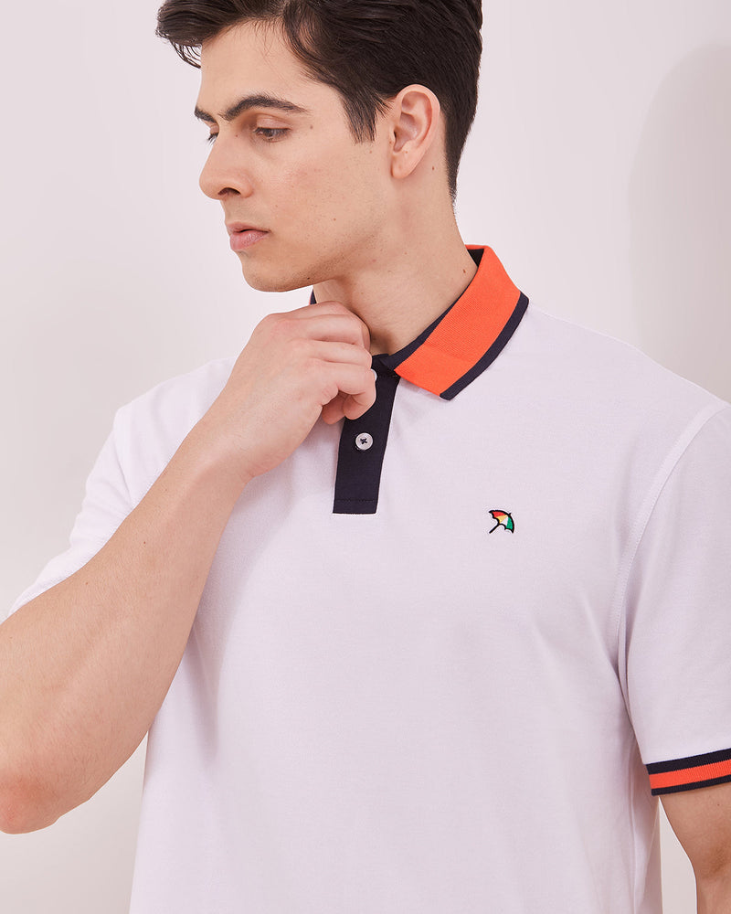 Men's White Poloshirts