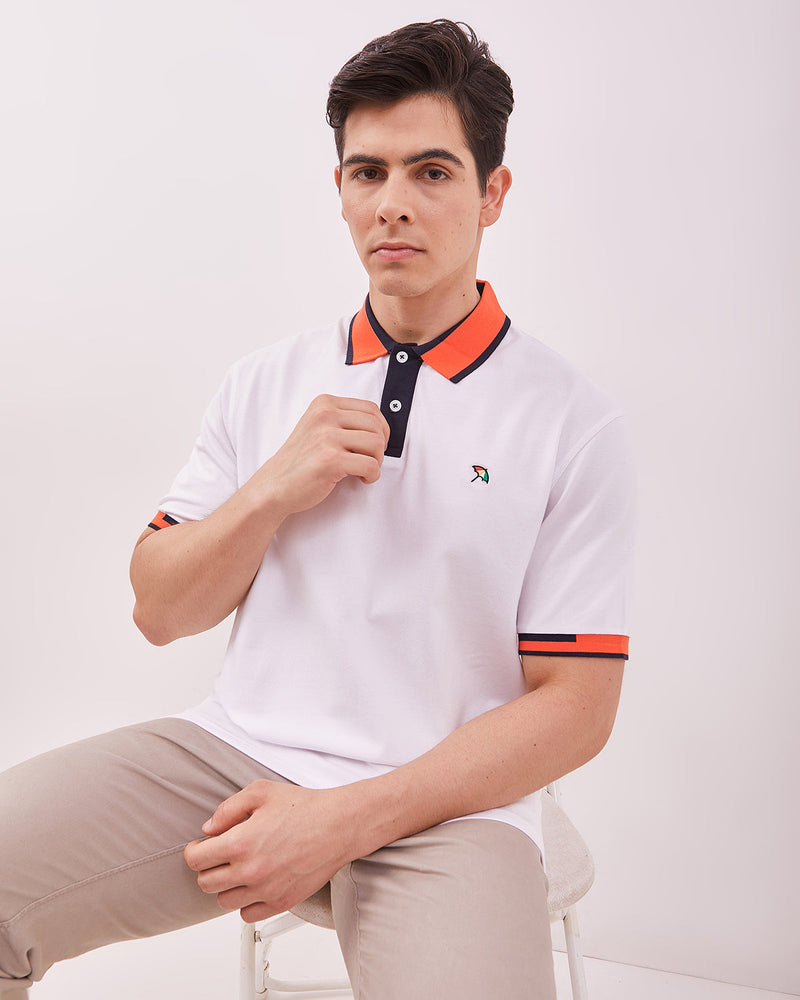 Men's White Poloshirts