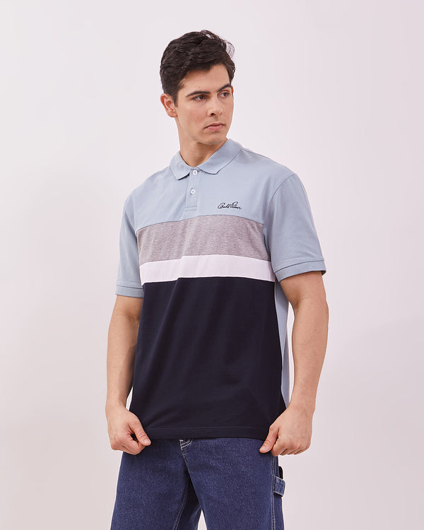 Men's Combined Blue Poloshirt