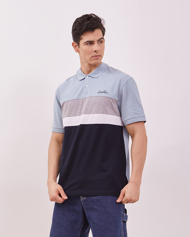 Men's Combined Blue Poloshirt