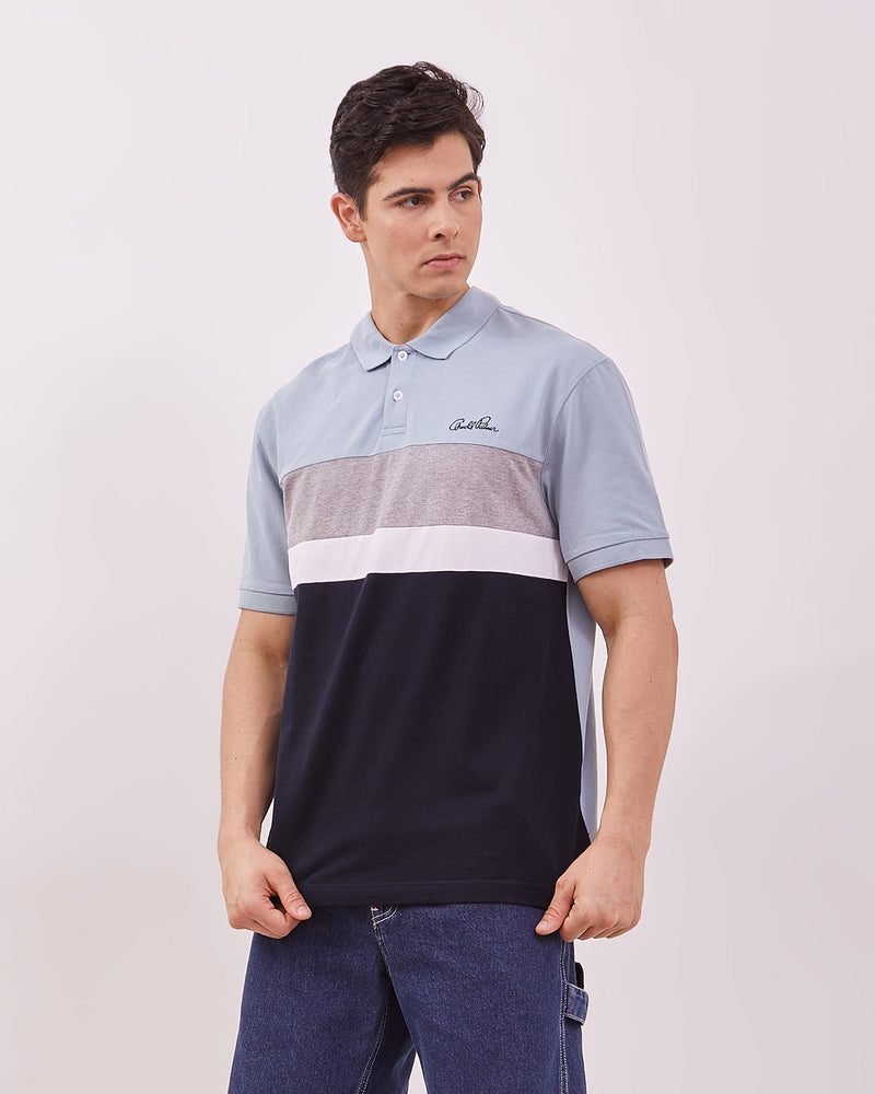 Men's Combined Blue Poloshirt