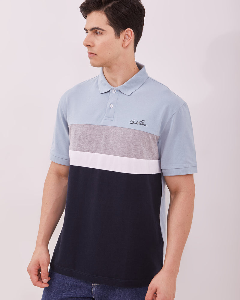 Men's Combined Blue Poloshirt