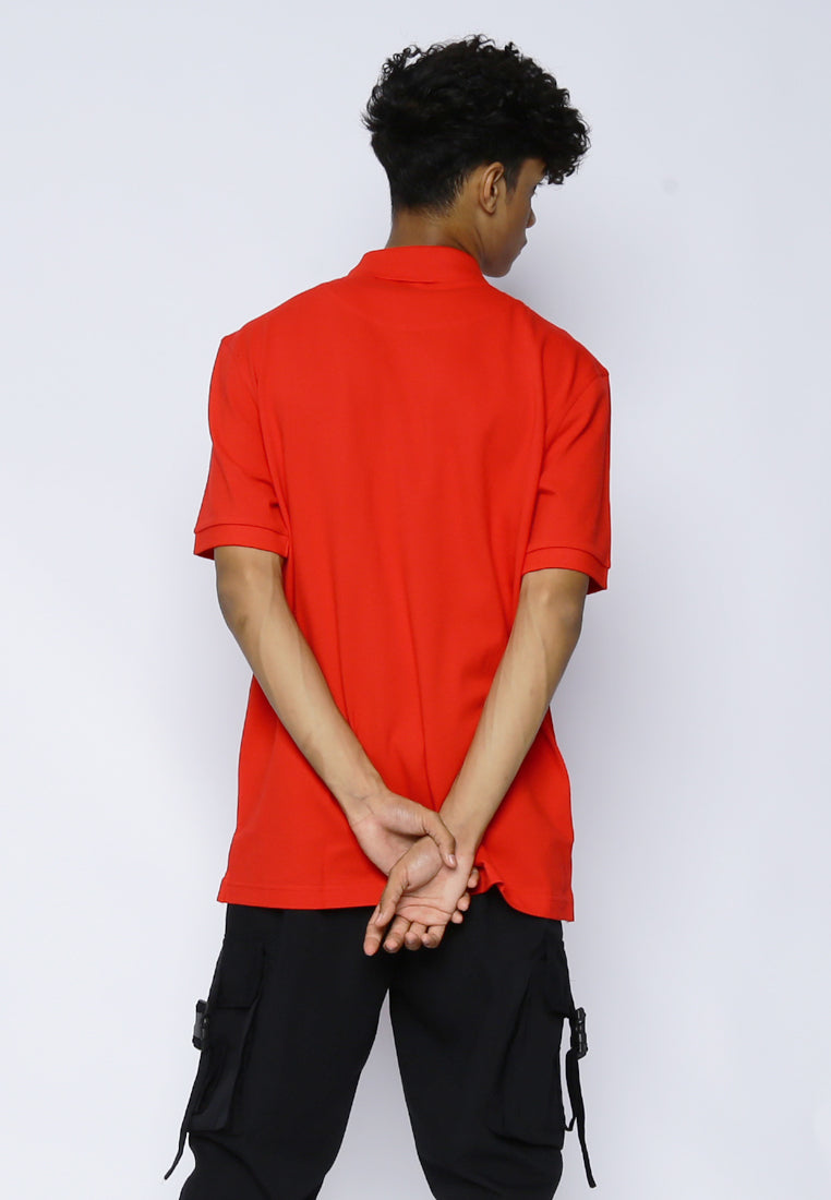 Red Modern Fit Polo Shirt