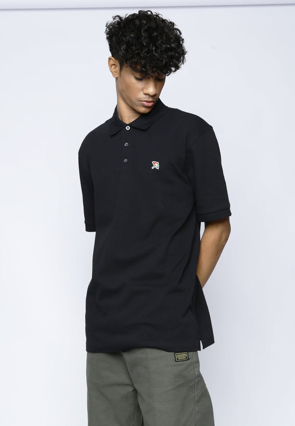 Black Modern Fit Polo Shirt