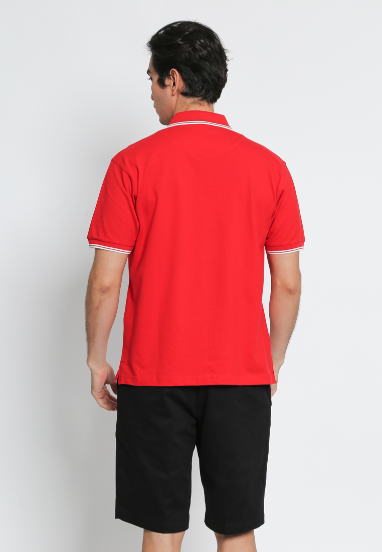 Red Active Poloshirts